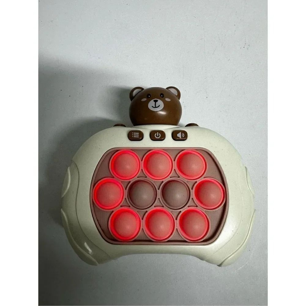 Quick Push Pop Light Up Anti Stress Handheld Game Machine Fidget Toys